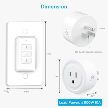 LoraTap Wireless Outlet Switch for Convenient Control