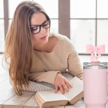 Cute Bow Straw Covers for Stanley Tumblers - 3 Pack