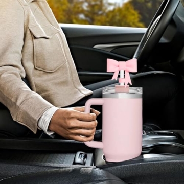 Cute Bow Straw Covers for Stanley Tumblers - 3 Pack