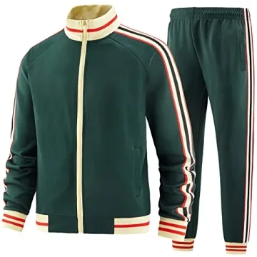 Dioxoib Men's 2 Piece Tracksuit Set for Jogging