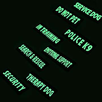 SGODA in Training Patch for Pet Vest and Harness, Large, 6”x2”