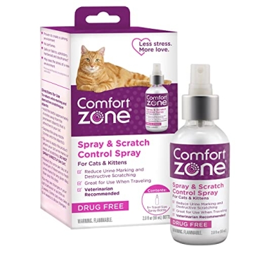 Calming Spray for Cats - Reduces Scratching & Anxiety