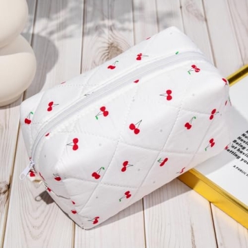 Buy Quilted Floral Makeup Bag for Chic Organization