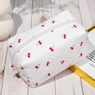Buy Quilted Floral Makeup Bag for Chic Organization