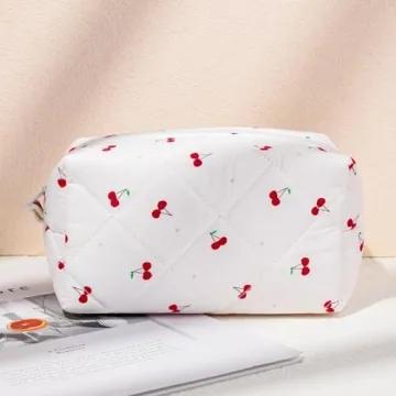 Buy Quilted Floral Makeup Bag for Chic Organization
