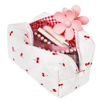 Buy Quilted Floral Makeup Bag for Chic Organization