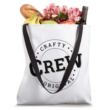 Crafty Crew Original Craft Team Tote Bag - Stylish & Durable