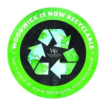 Woodwick Aura Rose Blush Scented Wood Wick 9.7 oz. Glass Jar Candle