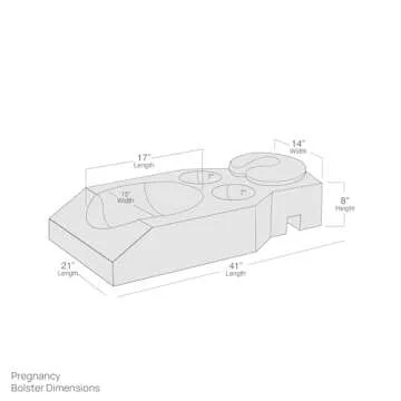 EARTHLITE Pregnancy Massage Cushion & Headrest - Full Body Pregnancy Bolster / Ideal After Breast Surgery & Lower Back Pain, Black