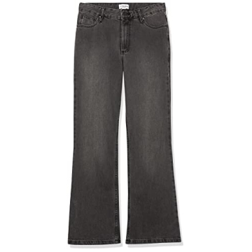 The Drop Women's Faded Carbon Cooper Mid Rise Boot Cut Pants