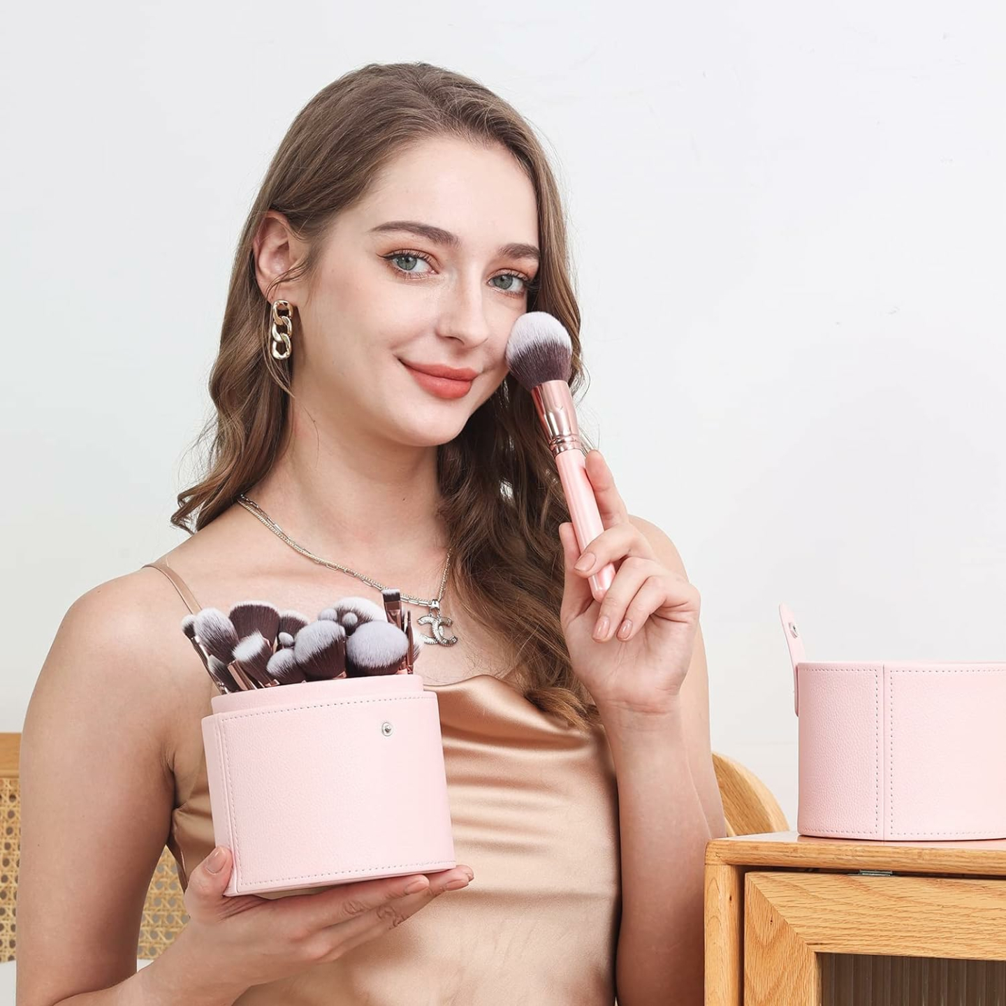 Luxury 30Pcs Makeup Brushes Set with Holder