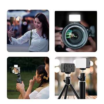 Tomanwai Mini LED Video Light for DJI Osmo - Versatile Photography