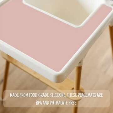 Mintlyfe Silicone Placemat for IKEA Antilop High Chair