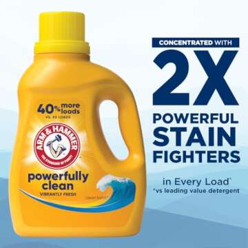 ARM & HAMMER Clean Burst Liquid Laundry Detergent 105 Loads