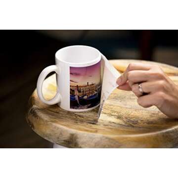 AMUSE Sublimation Mugs Set - 6 Durable 11 oz Design