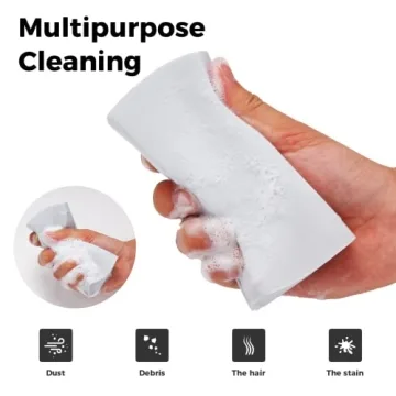 Jeymei Damp Clean Duster Sponge Multi-Surface Cleaning Tool