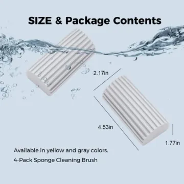 Jeymei Damp Clean Duster Sponge Multi-Surface Cleaning Tool
