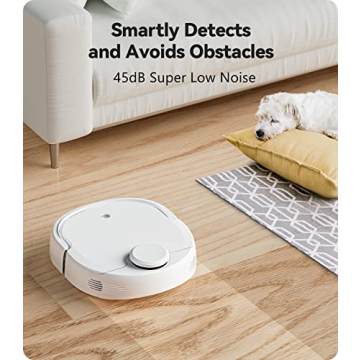 Narwal Mop Robot Vacuum with Self-Cleaning Station, LiDAR Navigation, Carpet Detection - For Hard Floors and Pet Hair