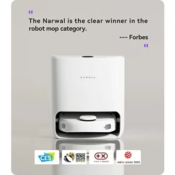 Narwal Mop Robot Vacuum with Self-Cleaning Station, LiDAR Navigation, Carpet Detection - For Hard Floors and Pet Hair