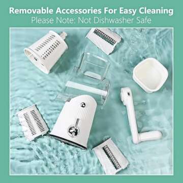 Top 5-in-1 Rotary Cheese Grater for Quick Prep