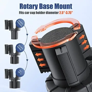 Adjustable Car Cup Holder Expander Fits Hydro Flasks