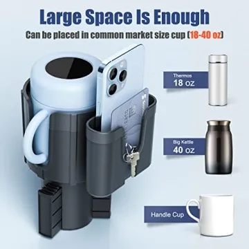 Adjustable Car Cup Holder Expander Fits Hydro Flasks