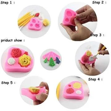 1PC Cute Lovely Ballet Slippers Shoes Silicone Mold for DIY Jelly Shots Soap Mould Ice Cube Gum Paste Cupcake Cake Topper Decoration Candy Handmade Ice Cream Fondant Mold Desserts Chocolate