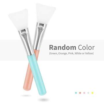 Teenitor Facemask Mixing Tool Sets, DIY Face Mask Mixing Bowl Set include Facial Mask Mixing Bowl Stick Spatula SiliconeCream Mask Brushes Gauges Puff, Pack of 8, Pink