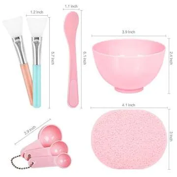 Teenitor 8-in-1 Face Mask Mixing Tool Set in Pink
