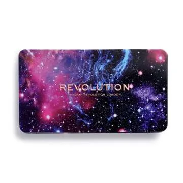 Makeup Revolution Forever Flawless Eyeshadow Palette, Constellation, Matte & Shimmer Shades, 18 Shadows, Cruelty-Free, 0.52 Oz
