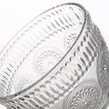 LMTNNB Vintage Coffee Mugs Set of 2, 14 oz Glass Cups