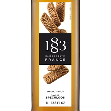 1883 Speculoos Syrup for Beverages - Vegan & Gluten-Free
