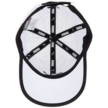 PUMA womens Puma Evercat Taylor Running Cap, Deep White/Black, One Size US