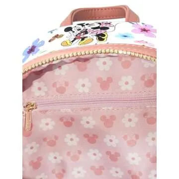 Loungefly Disney Mickey & Minnie Mouse Floral Mini Backpack