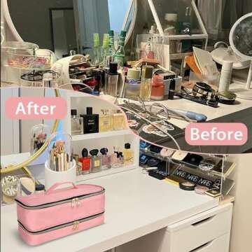 Chelvvg Waterproof Travel Case for Hair Tools - Stylish and Practical