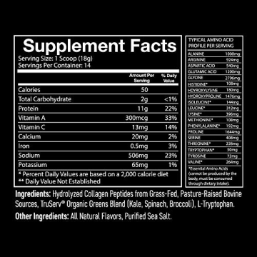 Giant Sports Bone Broth Plus Greens | Organic Super Greens Powder Mix