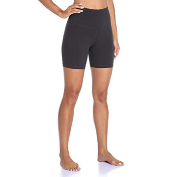 YUNOGA Women's High Waisted Yoga Shorts - Soft, Breathable & Stretchable