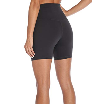 YUNOGA High Waisted Yoga Shorts Soft Breathable Workout