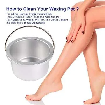 Professional Double Wax Warmer For Hair Removal SPA Dual Wax Pot Waxing Machine Kit For Women, Wax Heater With Adjustable Temperature Set