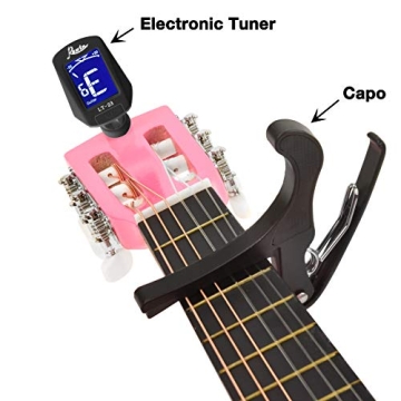 30" Pink Classical Guitar Set for Kids with Accessories