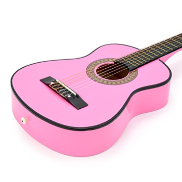 30" Pink Classical Guitar Set for Kids with Accessories