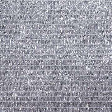 JTsuncover Aluminet 85% Heavy Duty Shade Cloth 10x12 ft