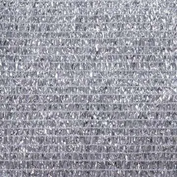 JTsuncover Aluminet 85% Heavy Duty Shade Cloth 10x12 ft