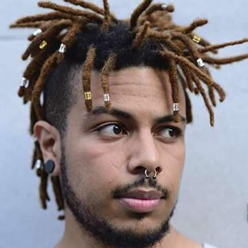 28 Pieces Dreadlock Hair Accessories - Celtic Hair Cuffs and Spirals