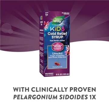 Nature's Way Kids Cold Relief Syrup - Fast & Effective