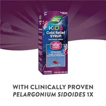 Nature's Way Kids Cold Relief Syrup - Fast & Effective