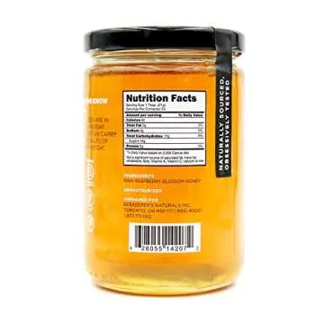 Raspberry Blossom Raw Honey | Pure, Gluten-Free Sweetener