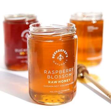 Raspberry Blossom Raw Honey | Pure, Gluten-Free Sweetener