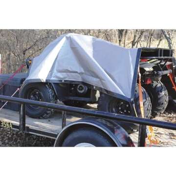 Roughneck 6-Oz. Extreme-Duty Black/Silver Poly Tarp - 10ft. x 12ft.