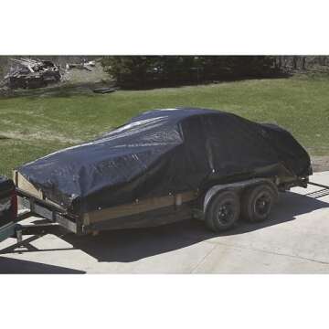 Roughneck 6-Oz. Extreme-Duty Black/Silver Poly Tarp - 10ft. x 12ft.